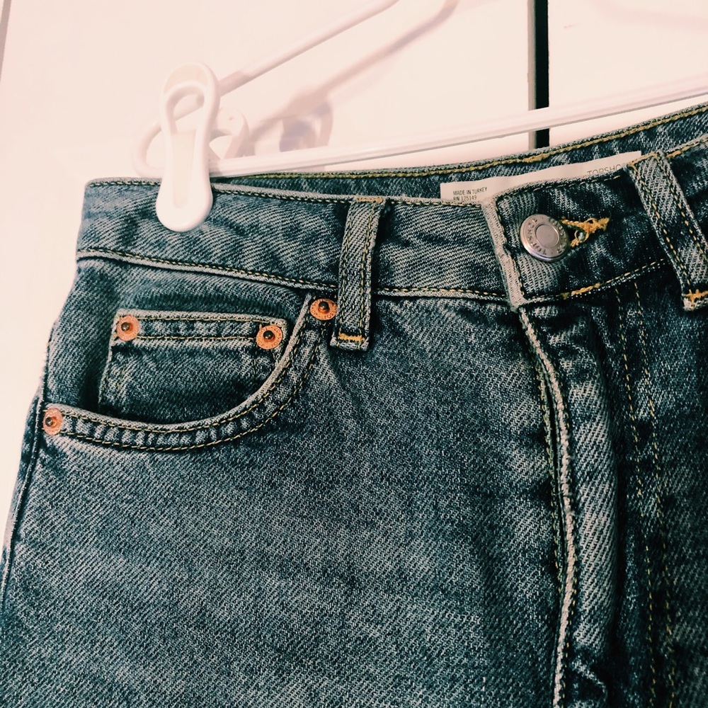 Topshop cropped jeans